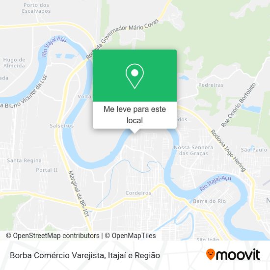 Borba Comércio Varejista mapa