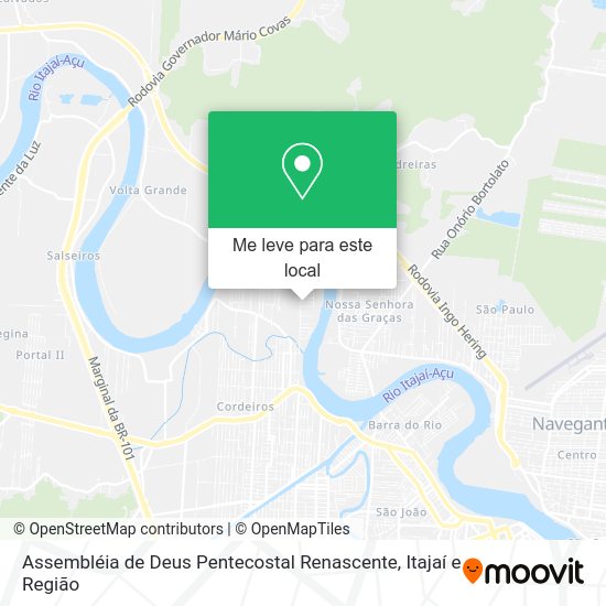 Assembléia de Deus Pentecostal Renascente mapa