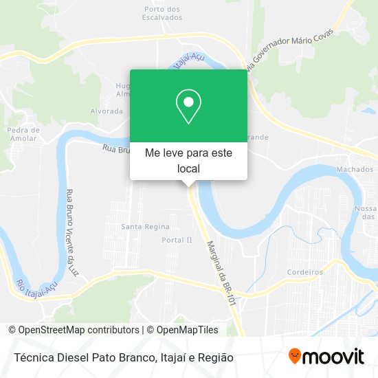 Técnica Diesel Pato Branco mapa