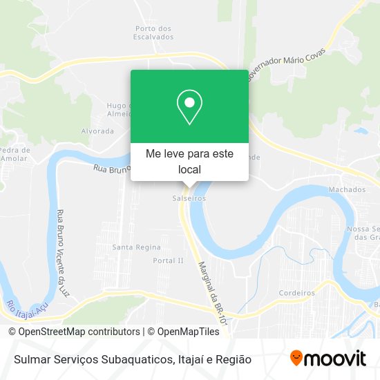 Sulmar Serviços Subaquaticos mapa