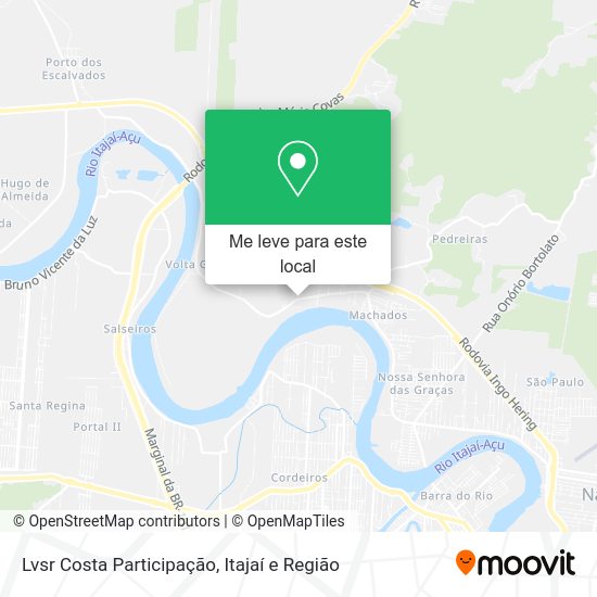 Lvsr Costa Participação mapa