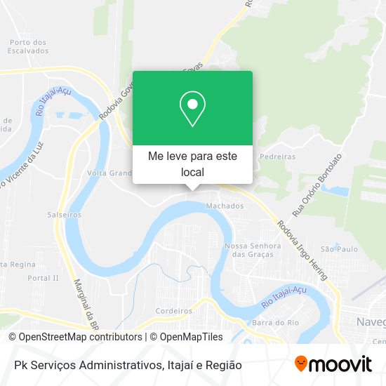 Pk Serviços Administrativos mapa