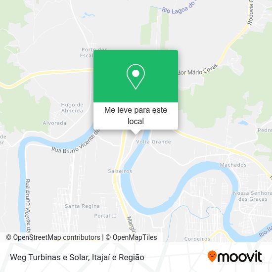 Weg Turbinas e Solar mapa