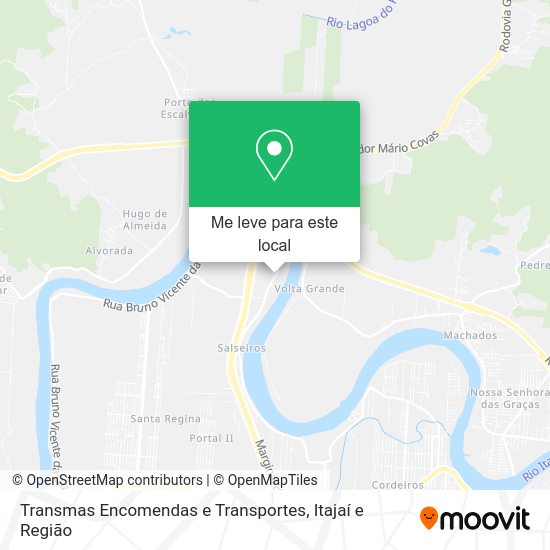 Transmas Encomendas e Transportes mapa