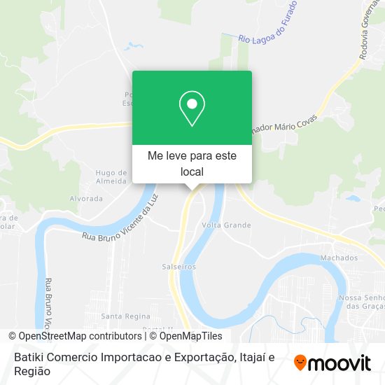 Batiki Comercio Importacao e Exportação mapa