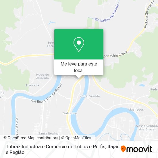 Tubraz Indústria e Comercio de Tubos e Perfis mapa