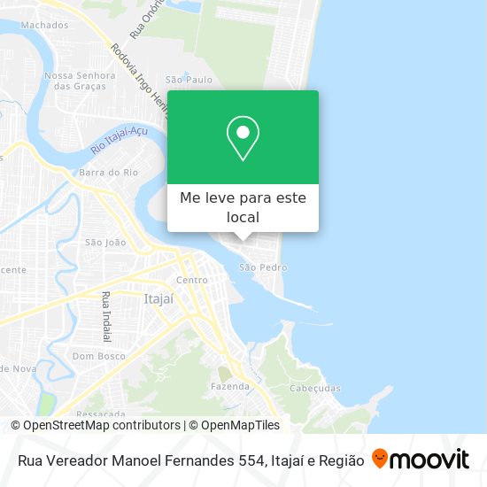 Rua Vereador Manoel Fernandes 554 mapa
