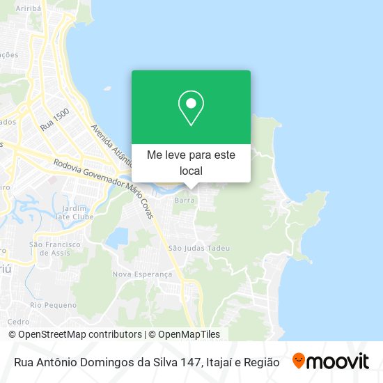 Rua Antônio Domingos da Silva 147 mapa