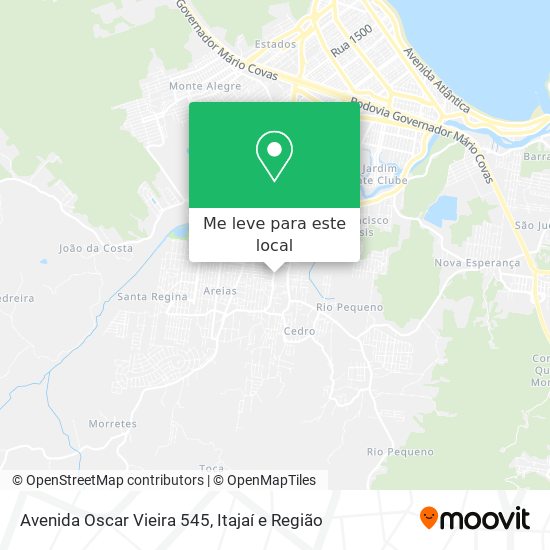 Avenida Oscar Vieira 545 mapa