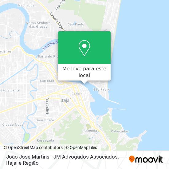 João José Martins - JM Advogados Associados mapa
