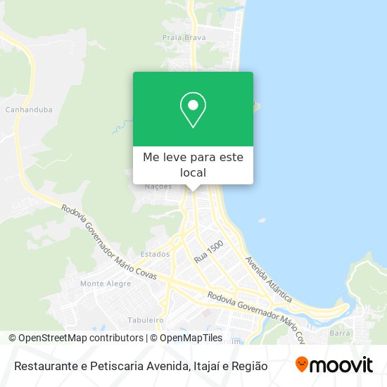 Restaurante e Petiscaria Avenida mapa