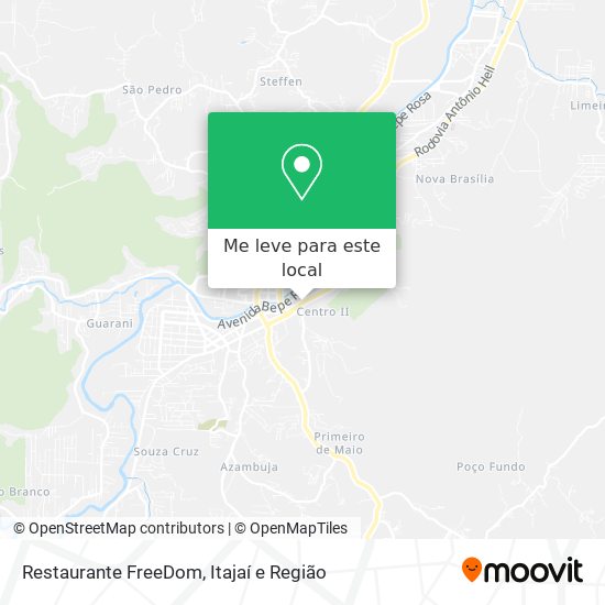 Restaurante FreeDom mapa
