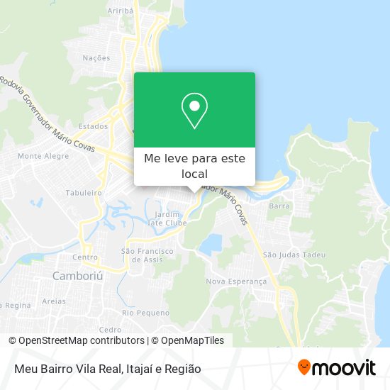 Meu Bairro Vila Real mapa