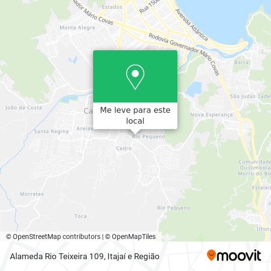 Alameda Rio Teixeira 109 mapa