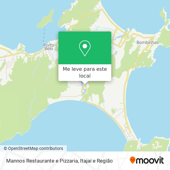 Mannos Restaurante e Pizzaria mapa