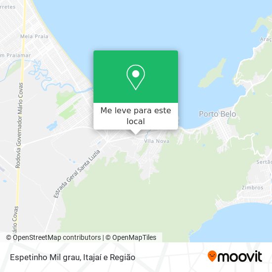 Espetinho Mil grau mapa