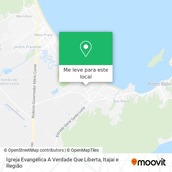 Igreja Evangélica A Verdade Que Liberta mapa