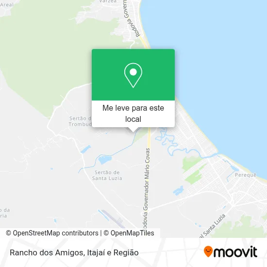 Rancho dos Amigos mapa