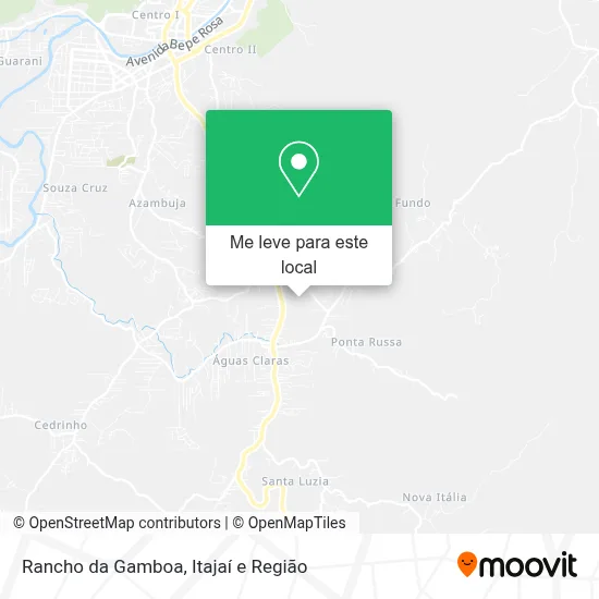 Rancho da Gamboa mapa