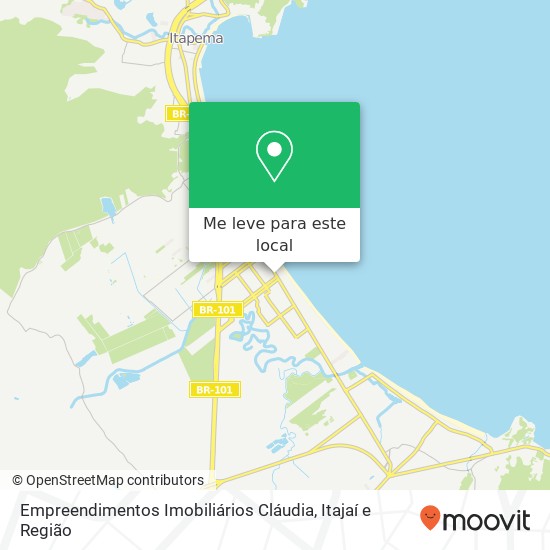 Empreendimentos Imobiliários Cláudia mapa