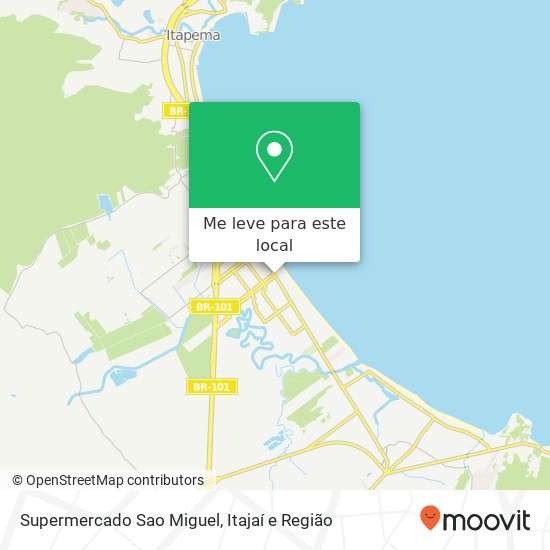 Supermercado Sao Miguel mapa