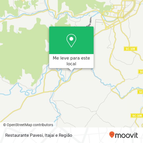 Restaurante Pavesi mapa