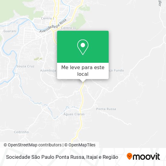 Sociedade São Paulo Ponta Russa mapa