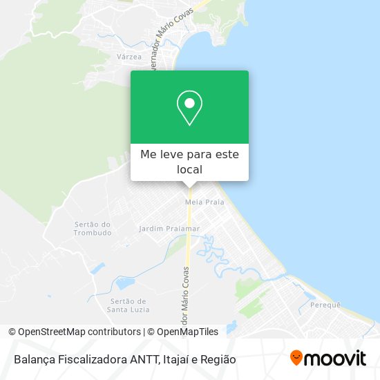 Balança Fiscalizadora ANTT mapa