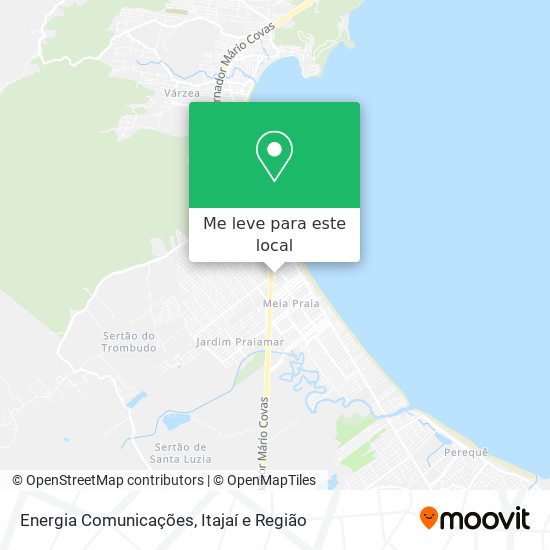 Energia Comunicações mapa