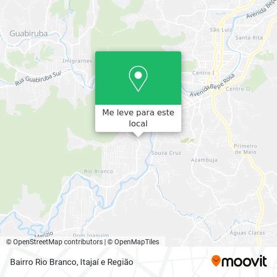 Bairro Rio Branco mapa