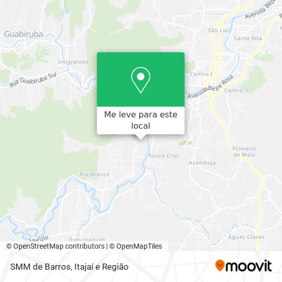 SMM de Barros mapa