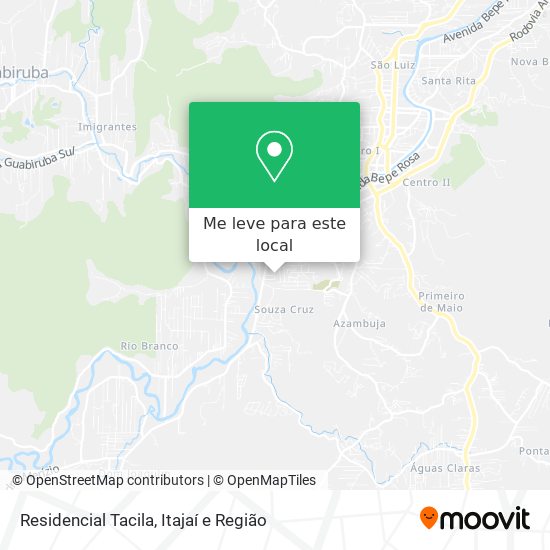 Residencial Tacila mapa