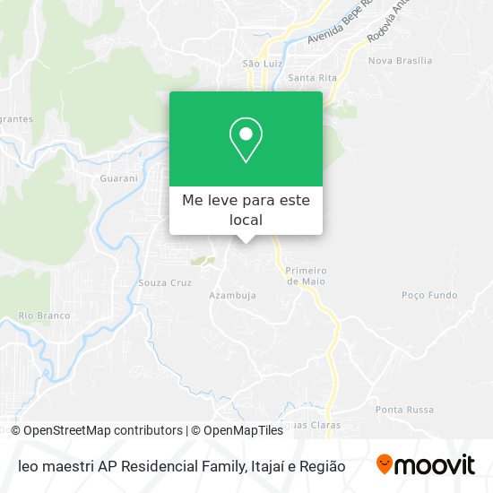 leo maestri AP Residencial Family mapa