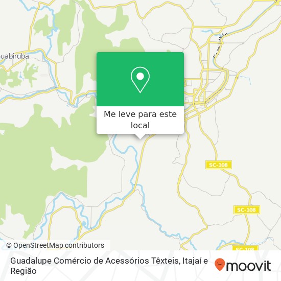 Guadalupe Comércio de Acessórios Têxteis mapa