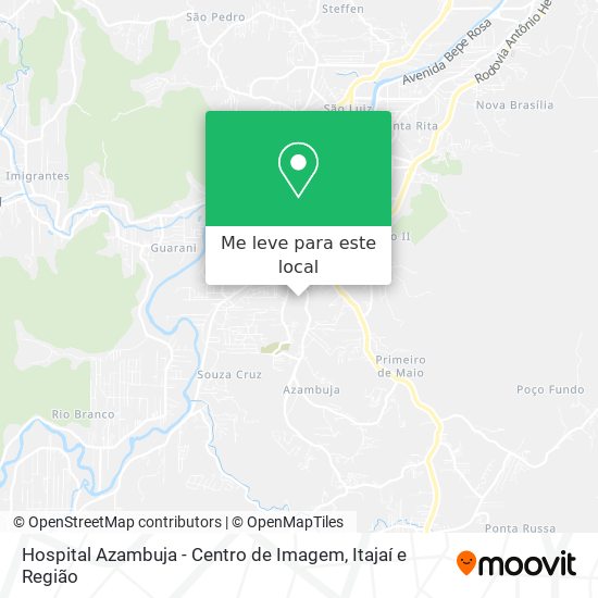 Hospital Azambuja - Centro de Imagem mapa