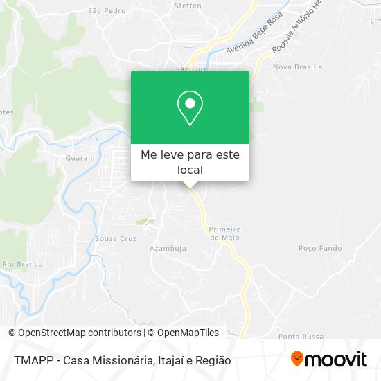 TMAPP - Casa Missionária mapa