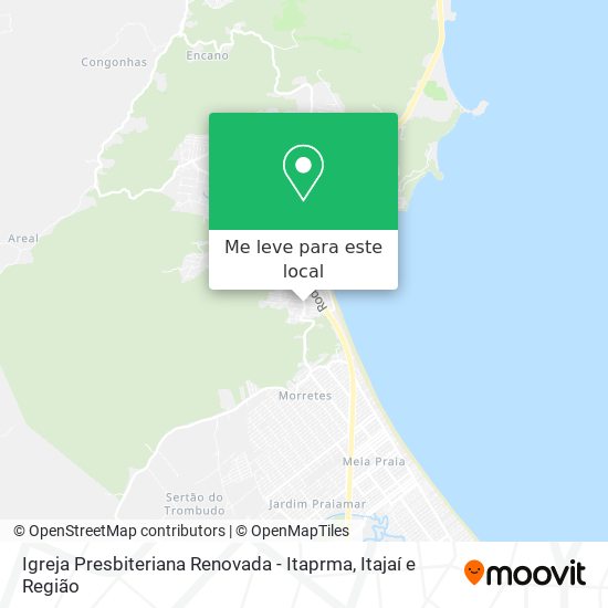 Igreja Presbiteriana Renovada - Itaprma mapa