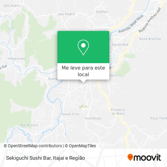 Sekiguchi Sushi Bar mapa