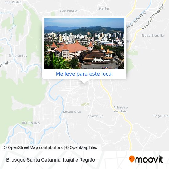 Brusque Santa Catarina mapa