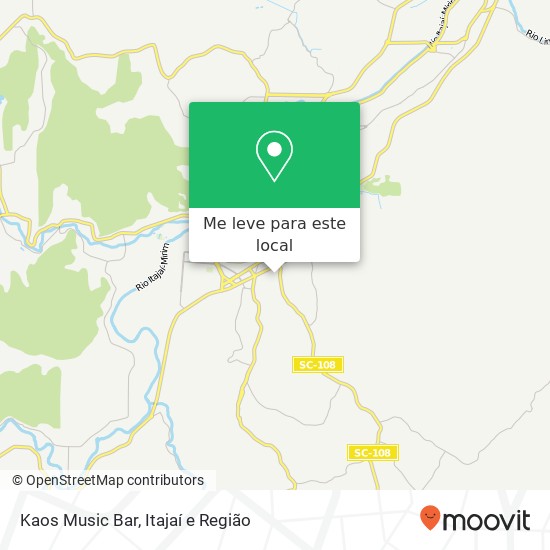 Kaos Music Bar mapa
