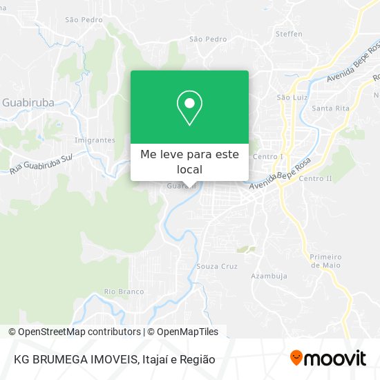 KG BRUMEGA IMOVEIS mapa