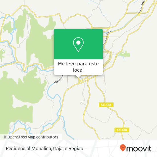 Residencial Monalisa mapa