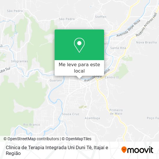 Clínica de Terapia Integrada Uni Duni Tê mapa