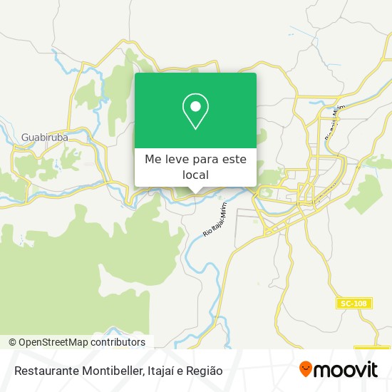 Restaurante Montibeller mapa