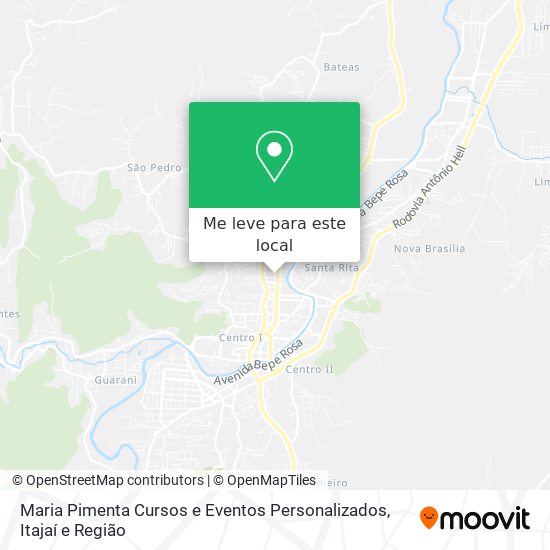 Maria Pimenta Cursos e Eventos Personalizados mapa