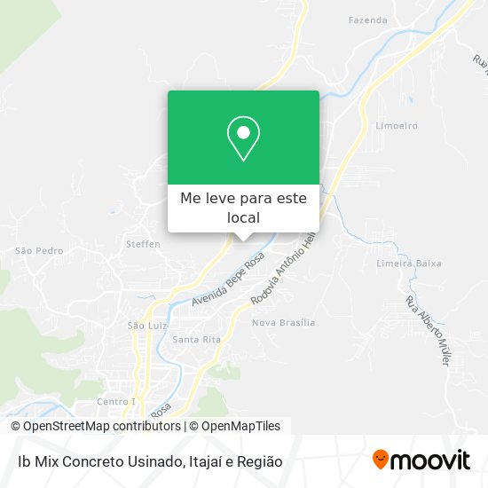 Ib Mix Concreto Usinado mapa
