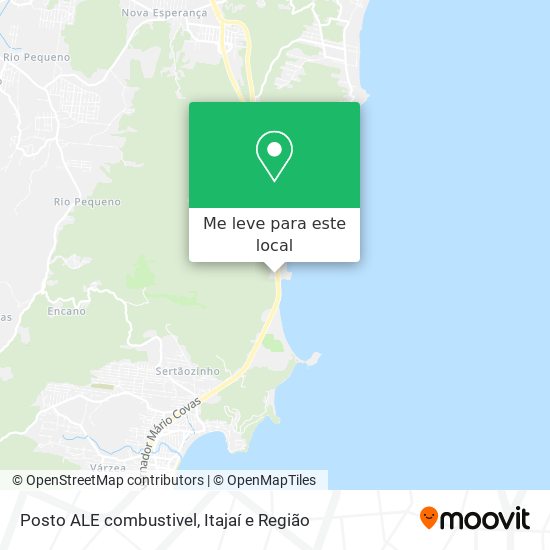 Posto ALE combustivel mapa