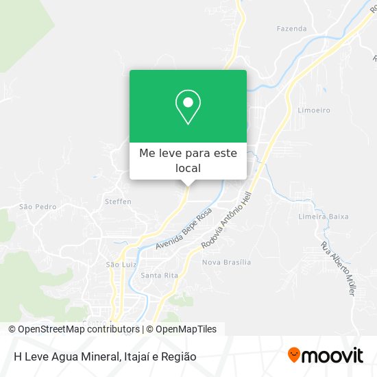 H Leve Agua Mineral mapa