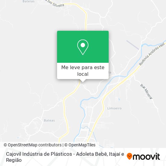 Cajovil Indústria de Plásticos - Adoleta Bebê mapa