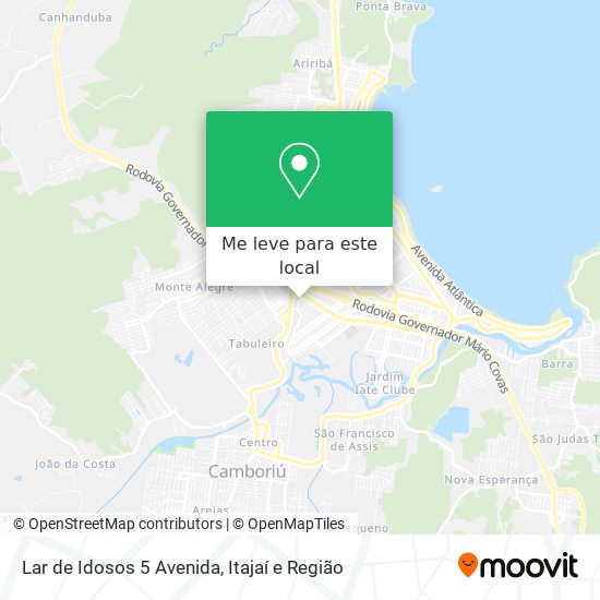 Lar de Idosos 5 Avenida mapa